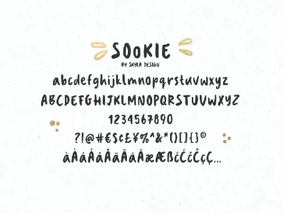 Sookie cute handwritten font