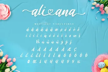 Ali Ana - Heart Lovely Font