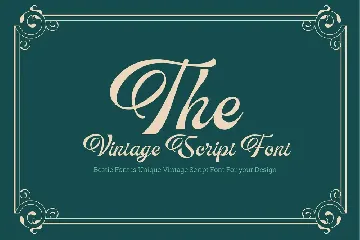 Bestie - Vintage Script font