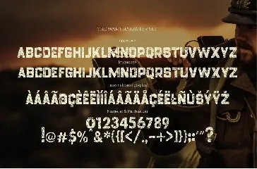 THE WAR - Display Font