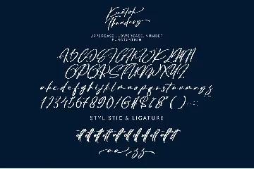 Kentok Thundery font