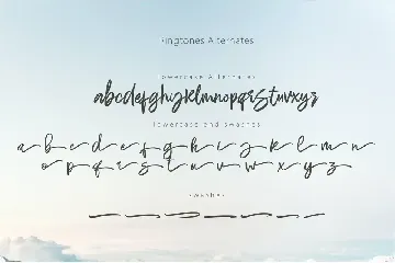 Ringtones - Handlettered font