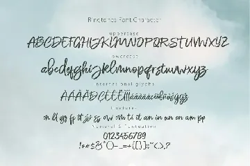 Ringtones - Handlettered font