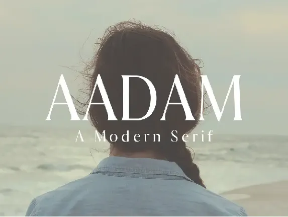 Aadam A Modern Serif Fonts Family