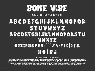 Bone Vibe font