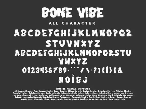 Bone Vibe font