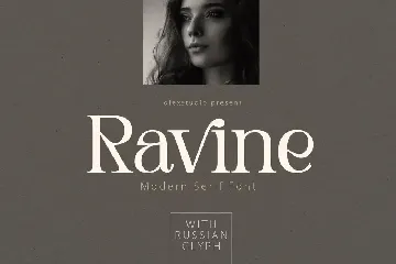 RAVINE - Modern Serif font