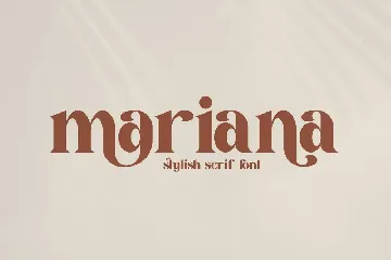 Mariana Stylish Serif Font