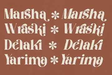 Mariana Stylish Serif Font