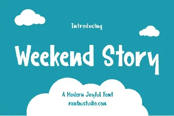 Weekend Story Playful Font