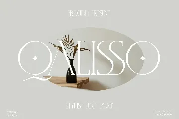 Qalisso Stylish Serif Font