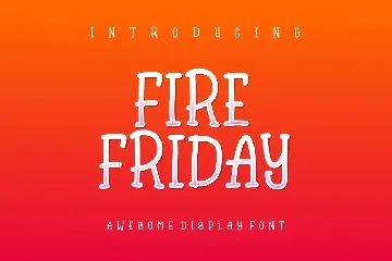 Fire Friday Font