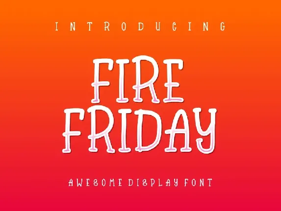 Fire Friday Font