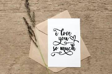 Hello Diary - Love Theme Calligraphy Font