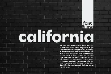 BILMA - Sans Serif font