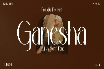 Ganesha Stylish Serif Font