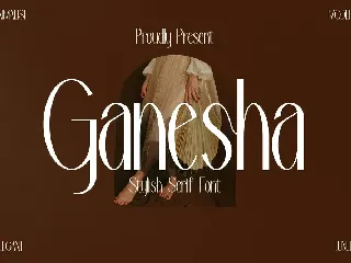 Ganesha Stylish Serif Font