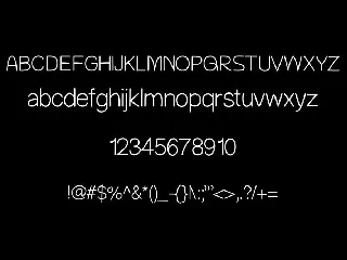 FLOOPINE  MODERN FONT