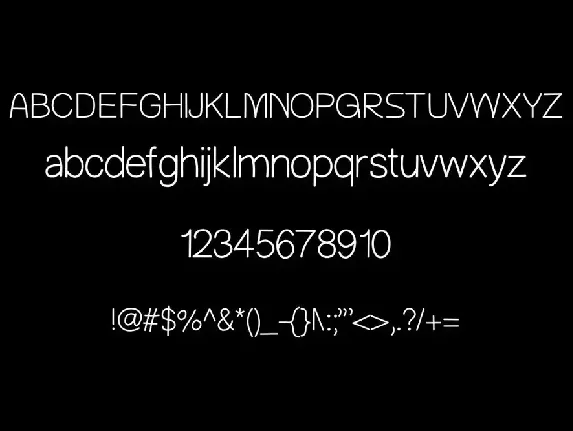 FLOOPINE  MODERN FONT