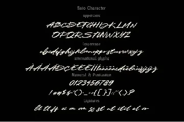 SAIO - Signature font