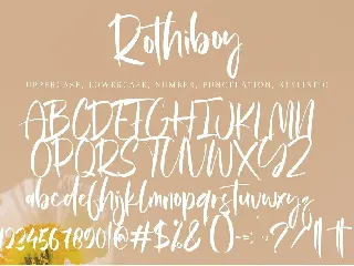 Rothiboy font