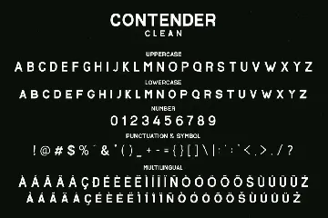 Contender - Vintage Display Font