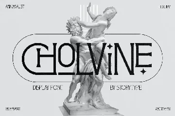 Cholvine Classy Display Font