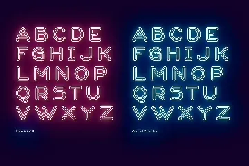 Modern Neon font