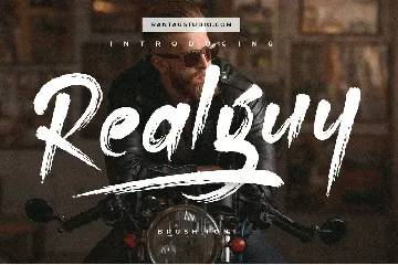 Realguys Brush Font