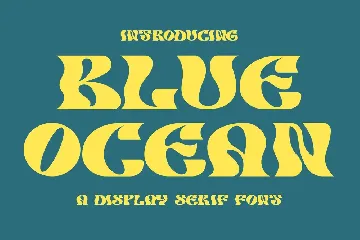 Blue Ocean Display Serif Font