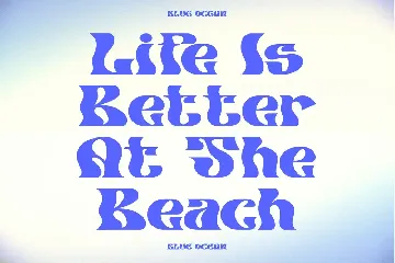 Blue Ocean Display Serif Font