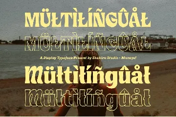 Murays - Retro Display Font