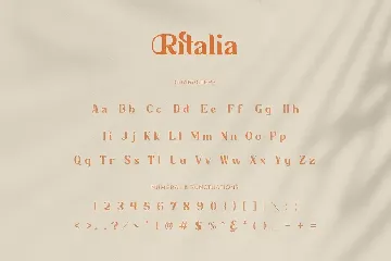 Ritalia - Elegant Serif Font