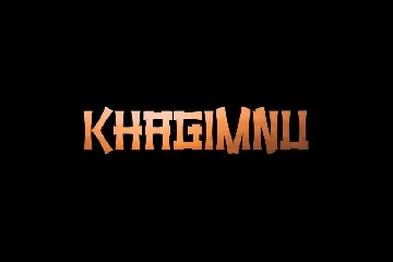 Khagimnu font