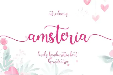 Amsteria font