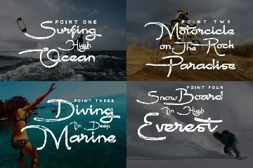 Point Break - Clean And Rough font