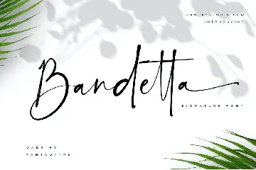 Bandetta font