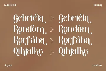 Gibroma Modern Stylish Serif Font