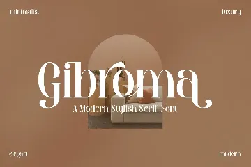 Gibroma Modern Stylish Serif Font