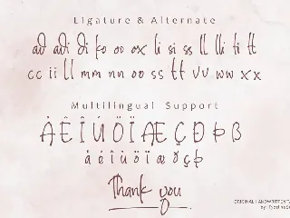 Olliegladies font