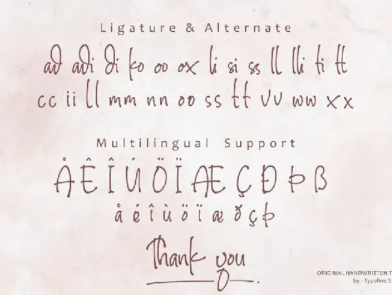 Olliegladies font