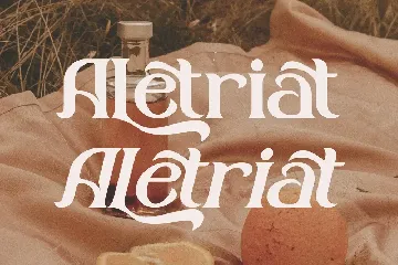 Aletriat Stylish Serif Font