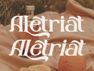 Aletriat Stylish Serif Font