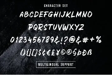 Sparkle - Textured Brush Font