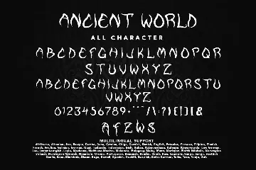 Ancient World font