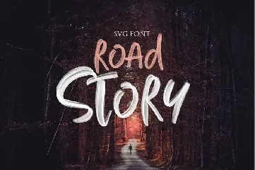 ROAD STORY - SVG FONT