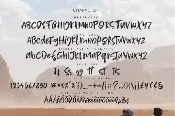 ROAD STORY - SVG FONT