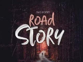 ROAD STORY - SVG FONT