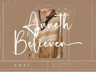 Anneth Believer font