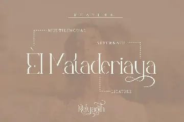 Relyagih Stylish Serif Font